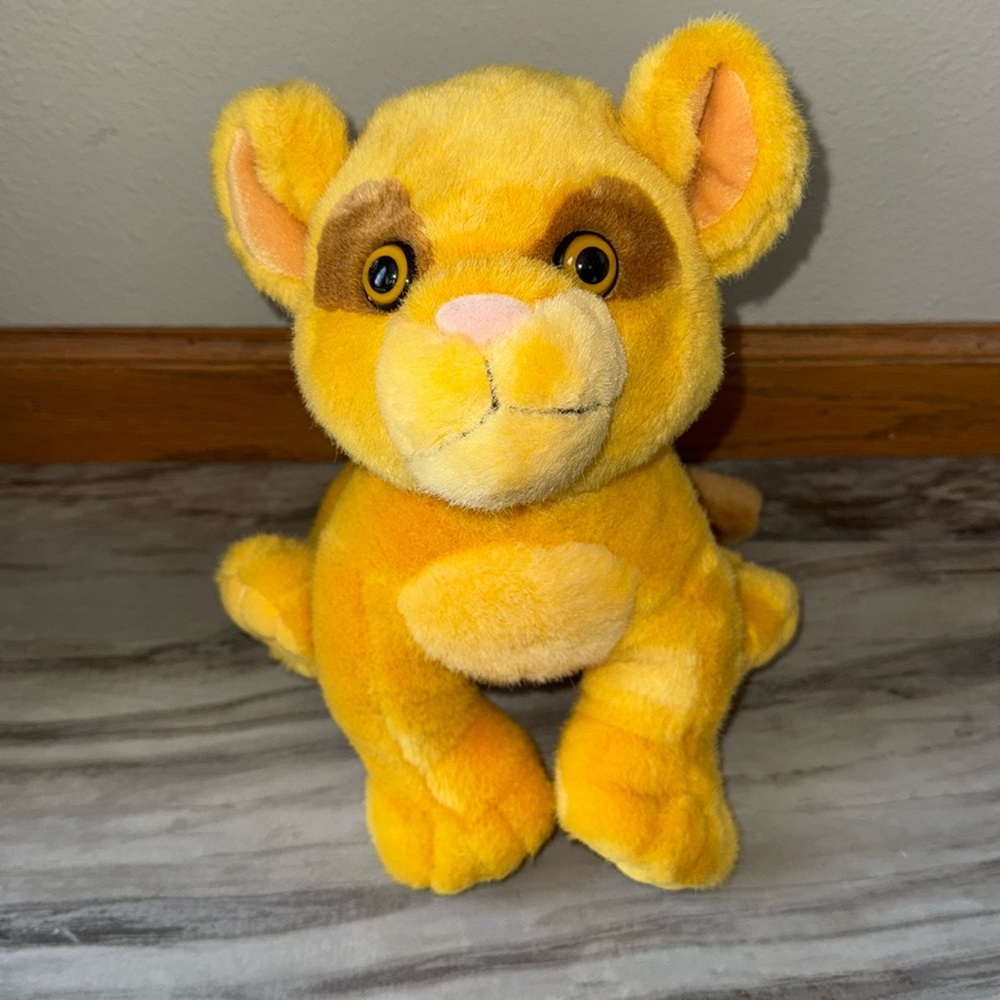 Vintage The Lion King 11” Large Plush Baby Simba